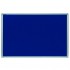 Доска текстильная 120х180 см, алюминиевая рама, текстильное покрытие, синяя (2x3)