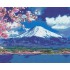 Алмазная мозаика "Священная гора Фудзи" 50 х 40см (Фрея)
