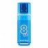 Флешка  8Gb USB 2.0 "Glossy", синий (SmartBuy)