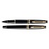 Ручка-роллер "Expert 3 Black Laque GT", корпус-латунь, лак, позолота (Waterman)