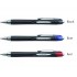 Ручка шариковая автоматическая "Jetstream 210", прорезиненный, 1мм, синий (UNI Mitsubishi pencil)