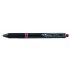 Ручка гелевая автоматическая "Oh! Gel", резиновый упор, 0,7мм, красный (Pentel)