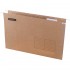 Папка подвесная 370х240мм "Foolscap", картон, светло-коричневая (OfficeSpace)