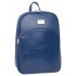 Рюкзак, натуральная кожа, 230x310x85мм, карман для телефона, сапфир (Franchesco Mariscotti)