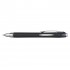 Ручка шариковая автоматическая "Jetstream 210", прорезиненный, 1мм, черный (UNI Mitsubishi pencil)