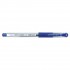 Ручка гелевая "Signo DX 151", резиновый упор, 0,38мм, синий (UNI Mitsubishi pencil)