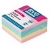 Блок бумаги для записей 90х90х45мм, цветной, непроклеенный (BVG)