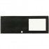 Обложка для удостоверения, натур/кожа, с окном, черный,110мм x 80мм (Faetano)