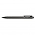 Ручка шариковая автоматическая "102", прорезиненный корпус, 0,5мм, черный (UNI Mitsubishi)