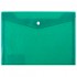 Папка-конверт на кнопке А4, "Premier", пластик, зеленый, 0,18мм (Expert Complete)