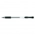 Ручка шариковая "Enite Ball", прозрачный, резиновый упор, 0,5мм, черный (Avantre)