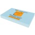 Бумага для заметок с клейким краем 50х75мм, 100л/шт, голубой (Workmate)