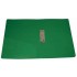 Папка с боковым зажимом А4 16мм, торцевой и внутренний карман, пластик, зеленый, 0,7мм (Бюрократ)