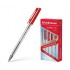 Ручка шариковая "Ultra-10", прозрачный, 0,7мм, красный (Erich Krause)