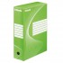 Короб архивный 100х345х245мм "Boxy Standard", гофрокартон, зеленый (Esselte)