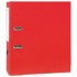 Папка-регистратор А4 80 мм, "Office Line", карман, металлический кант, красный (Lamark)